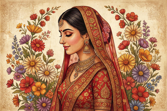 Regal Indian Wedding Portrait