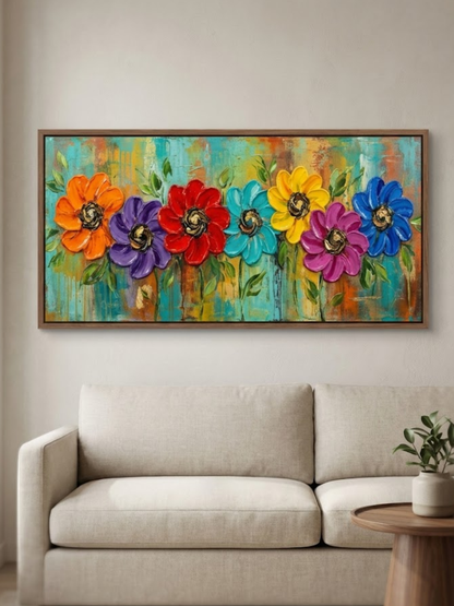 Colorful Floral Modern Wall Art