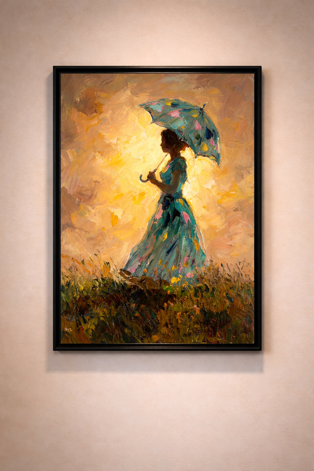 Golden Hour Impressionist Woman