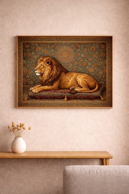 Imperial Lion Resting Scene