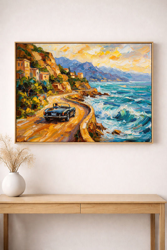 Coastal Road Classic Car