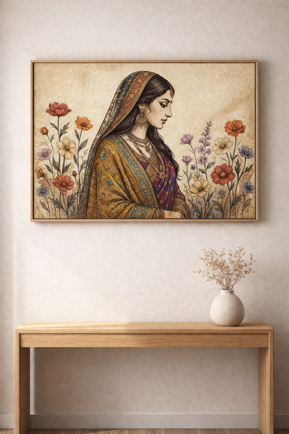 Graceful Indian Woman Portrait