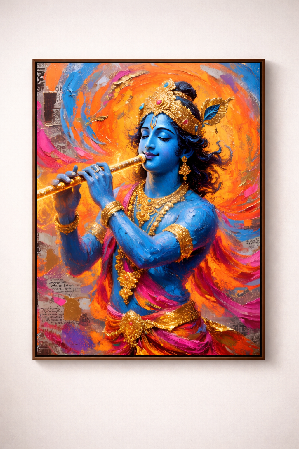 Divine Melody Krishna Painting