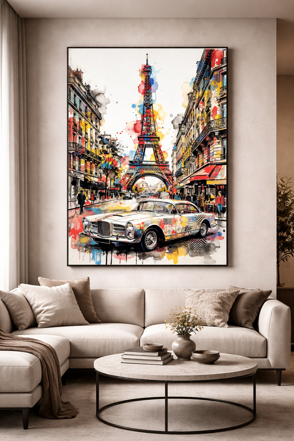 Parisian Dream Colorful Artwork
