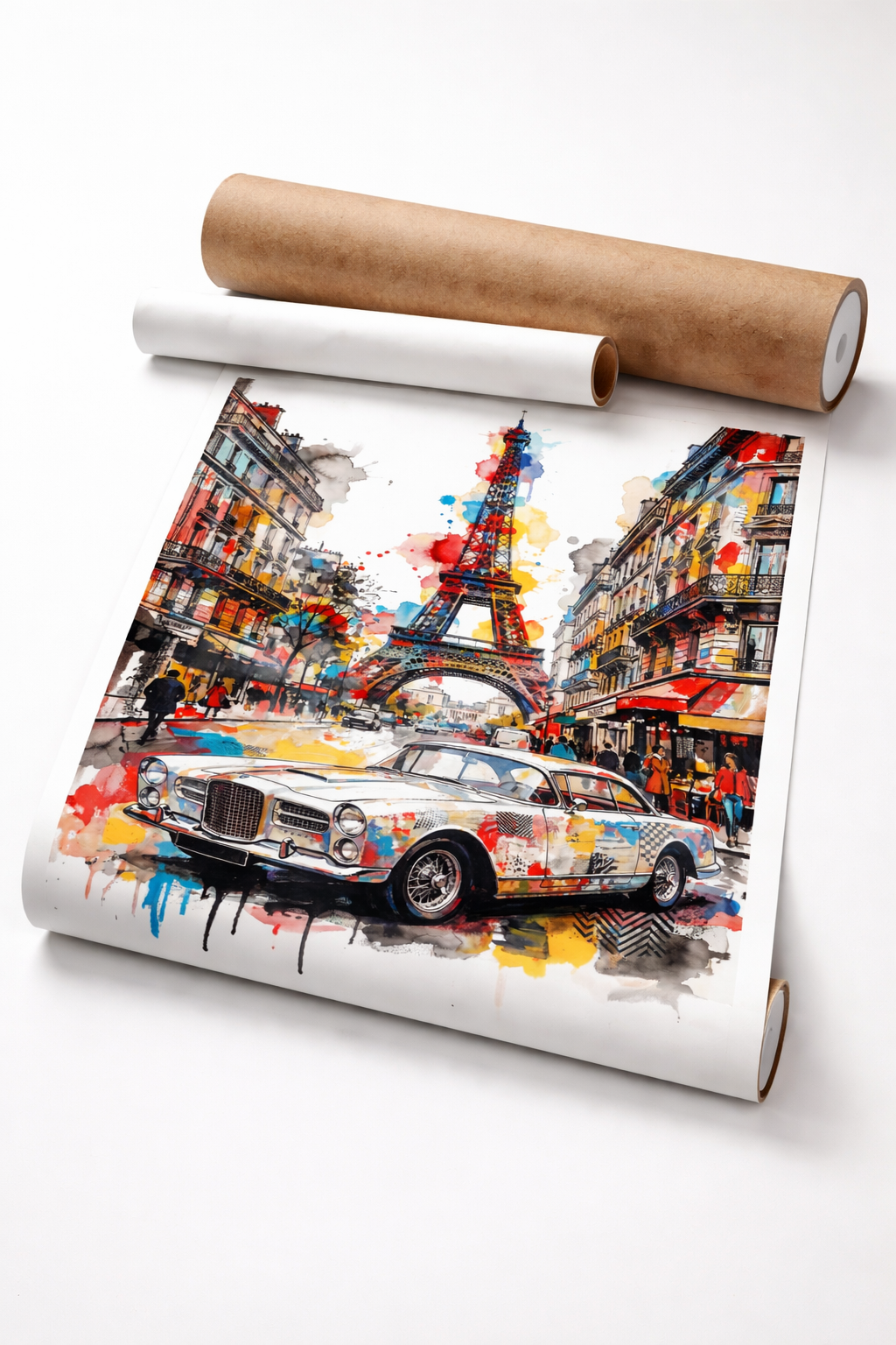 Parisian Dream Colorful Artwork