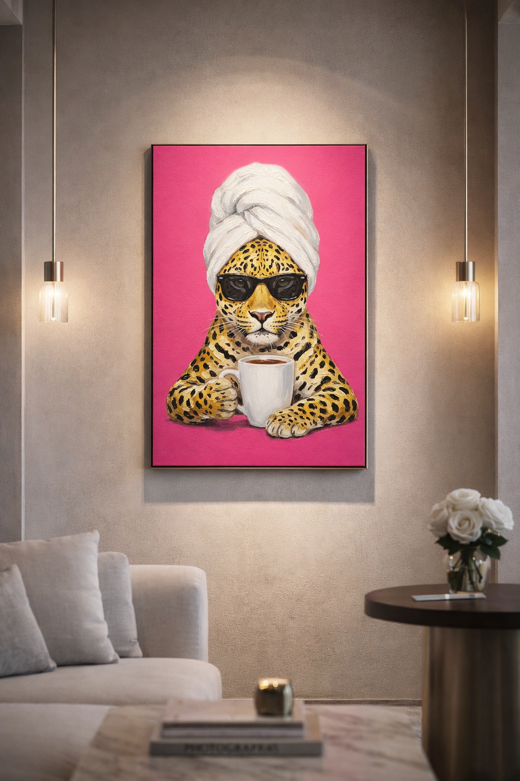 Fashionista Leopard Morning Coffee