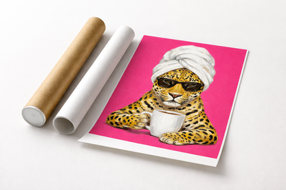 Fashionista Leopard Morning Coffee