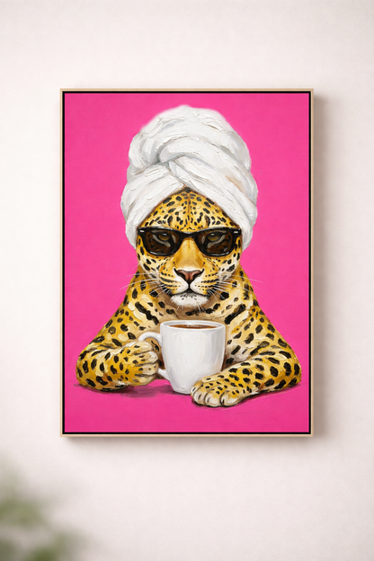 Fashionista Leopard Morning Coffee