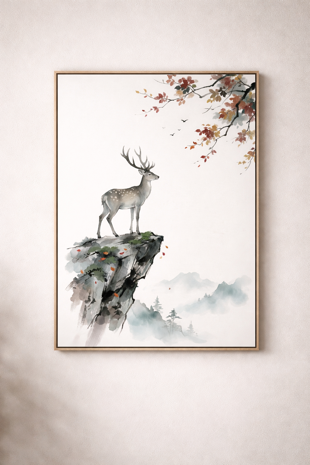 Ethereal Deer Mountain Calm