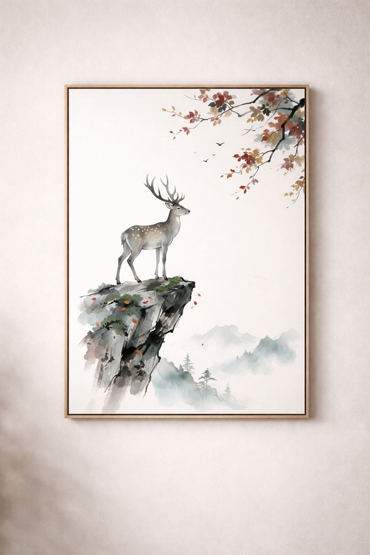 Ethereal Deer Mountain Calm