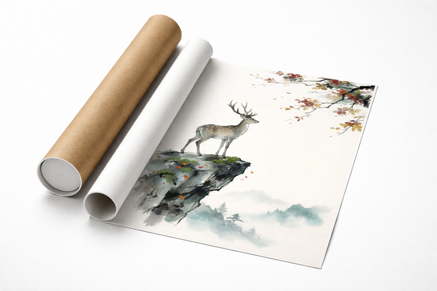 Ethereal Deer Mountain Calm