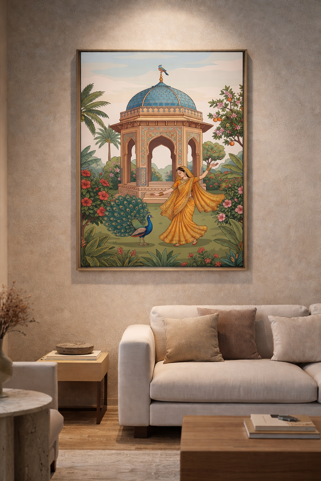 Indian Courtyard Dance Serenity