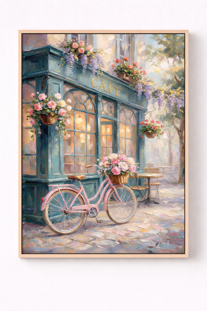 Charming European Café Moment