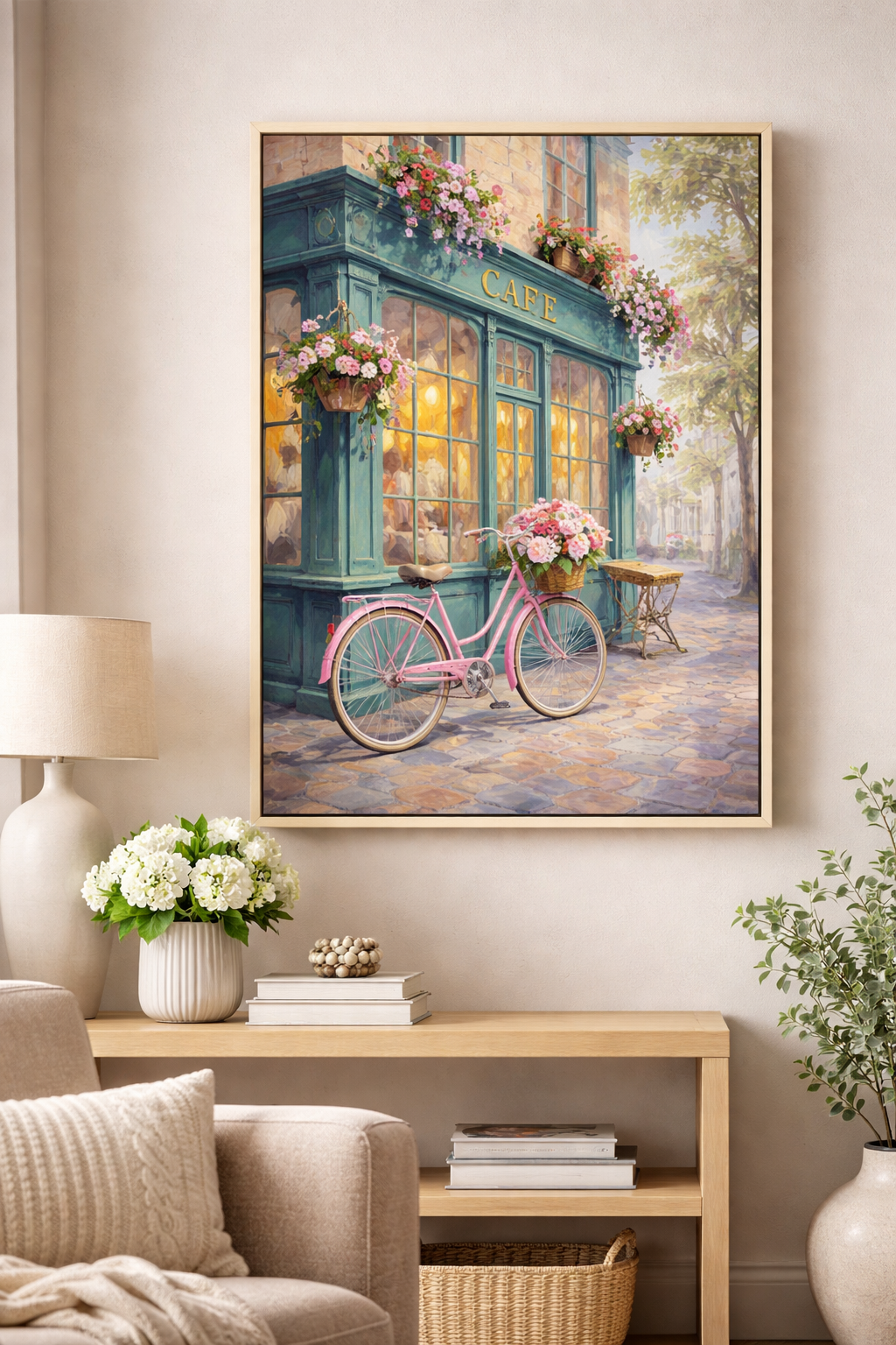 Charming European Café Moment