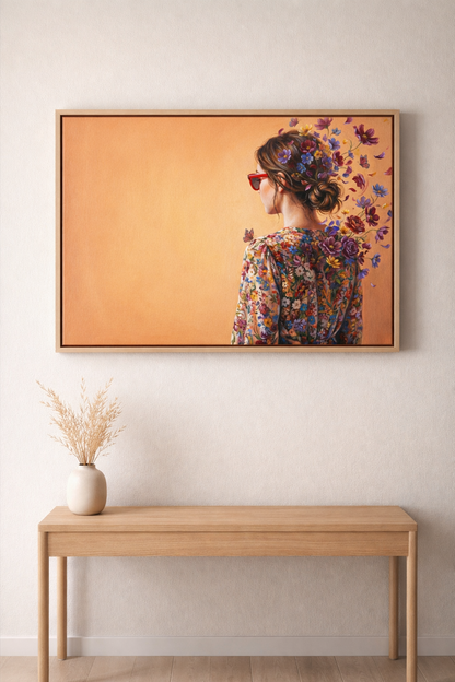 Floral Thoughts Flowing Away