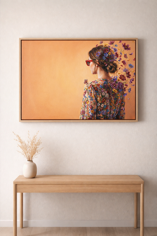 Floral Thoughts Flowing Away