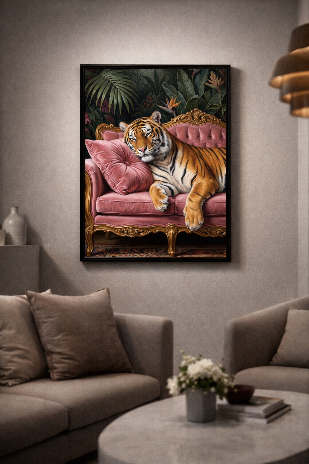 Majestic Tiger Resting Elegance