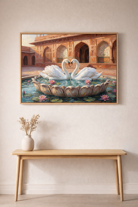 Regal Garden Swan Pair