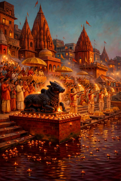 Kashi Lamps Eternal Devotion