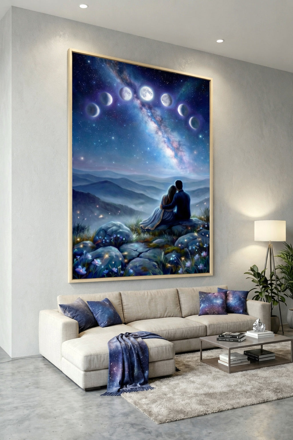 Moon star Love Night