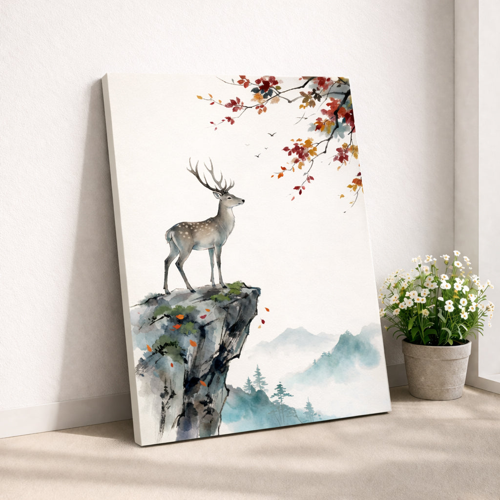 Ethereal Deer Mountain Calm
