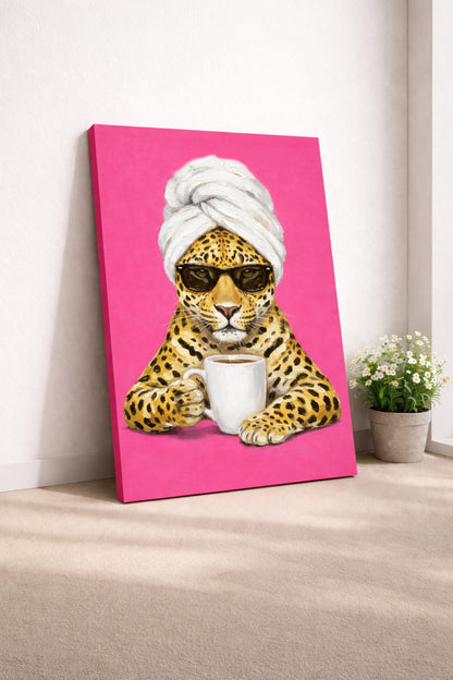Fashionista Leopard Morning Coffee