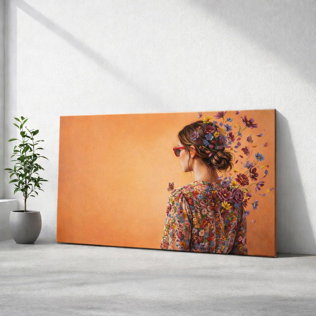 Floral Thoughts Flowing Away