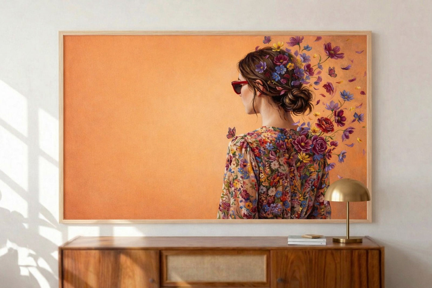 Floral Thoughts Flowing Away