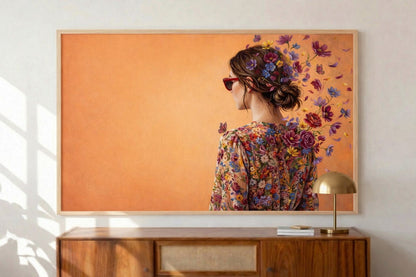 Floral Thoughts Flowing Away