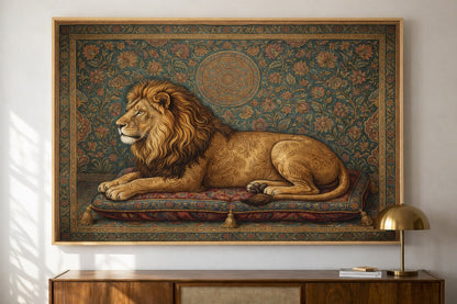 Imperial Lion Resting Scene