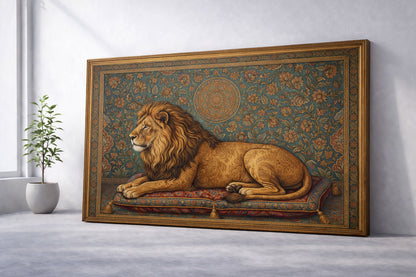 Imperial Lion Resting Scene