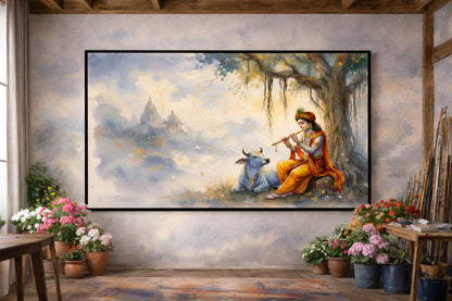Krishna Nature Divine Calm