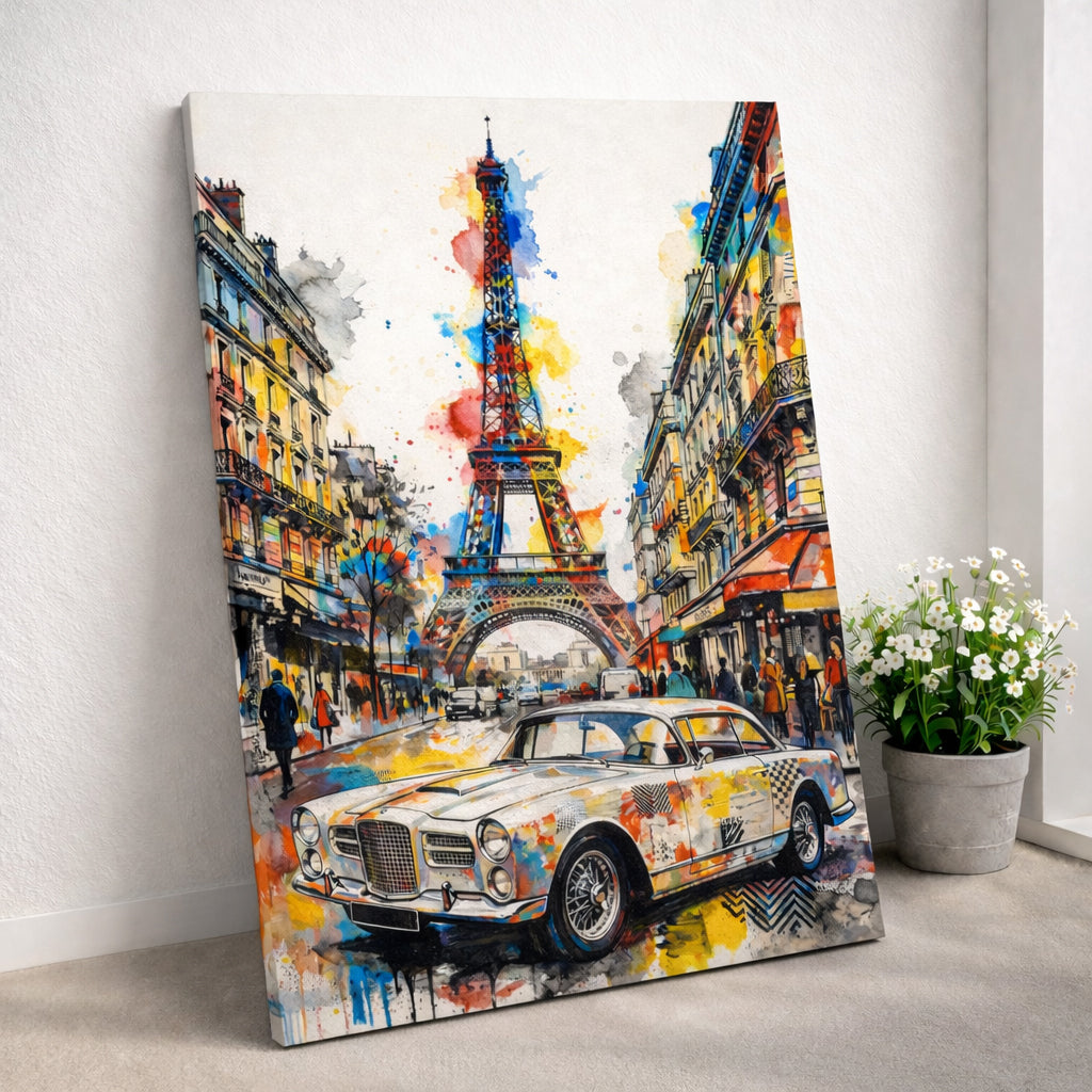 Parisian Dream Colorful Artwork