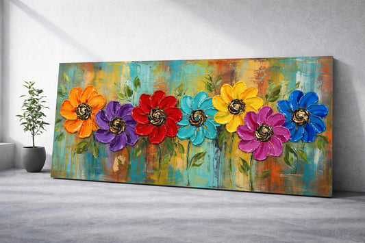 Colorful Floral Modern Wall Art