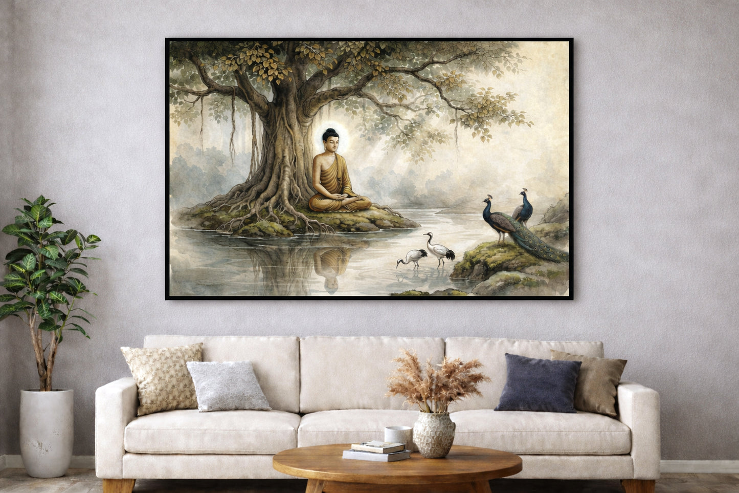 Buddha Meditation Under Bodhi