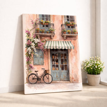 Cozy Doorway Bicycle Moment
