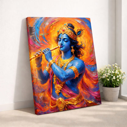 Divine Melody Krishna Painting