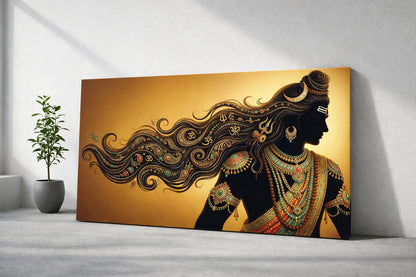 Divine Shiva Silhouette Wall Art