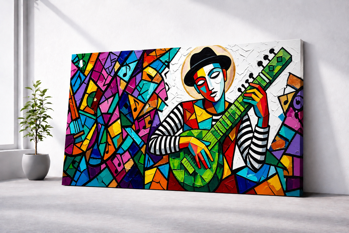 Abstract Musical Harmony Wall Art