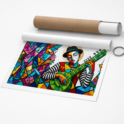Abstract Musical Harmony Wall Art