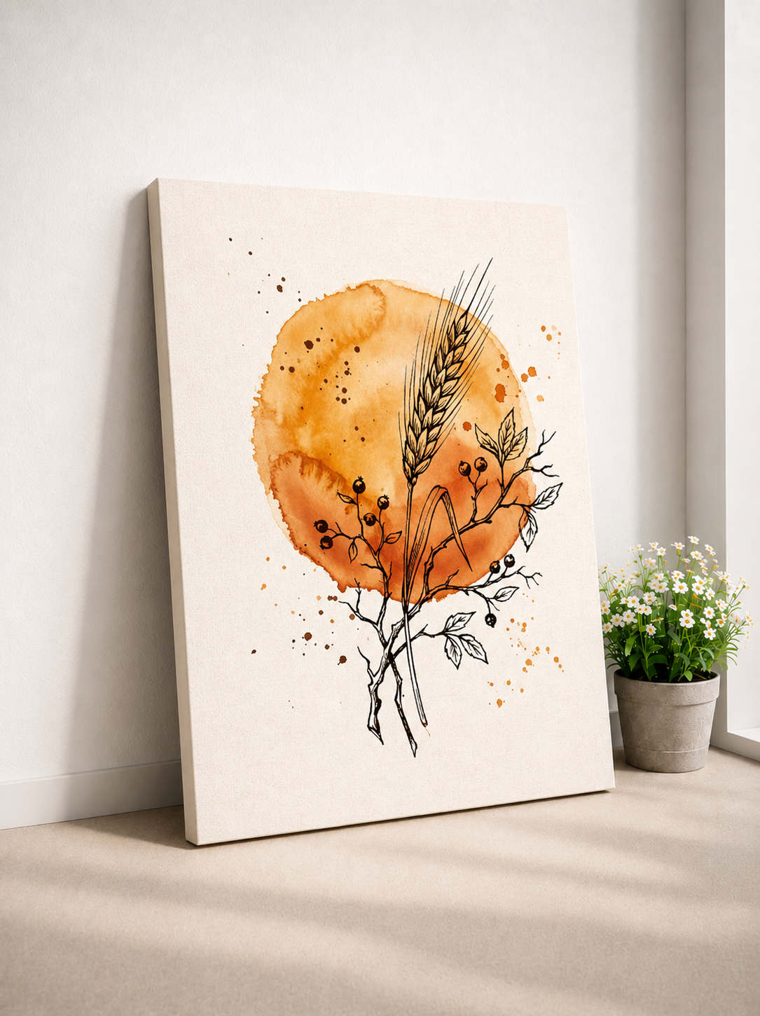Autumn Harvest Botanical Artwork