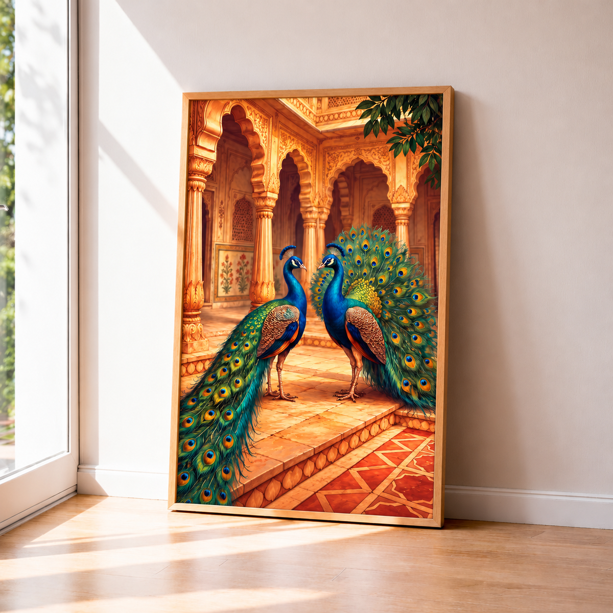 Royal Courtyard Peacocks
