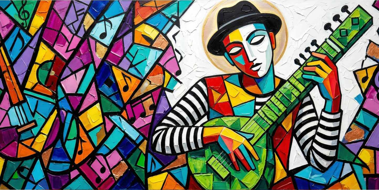 Abstract Musical Harmony Wall Art