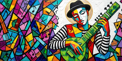 Abstract Musical Harmony Wall Art