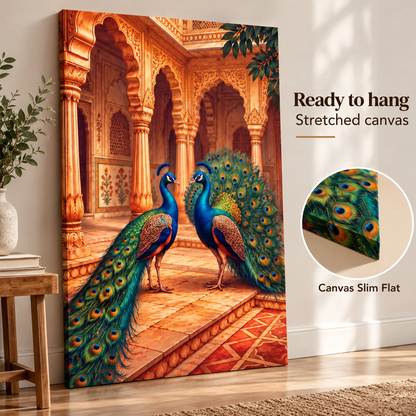 Royal Courtyard Peacocks
