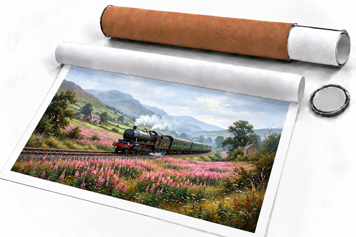 Countryside Railway Serenity