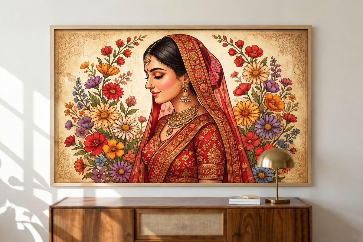 Regal Indian Wedding Portrait