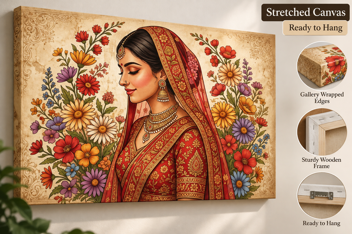Regal Indian Wedding Portrait