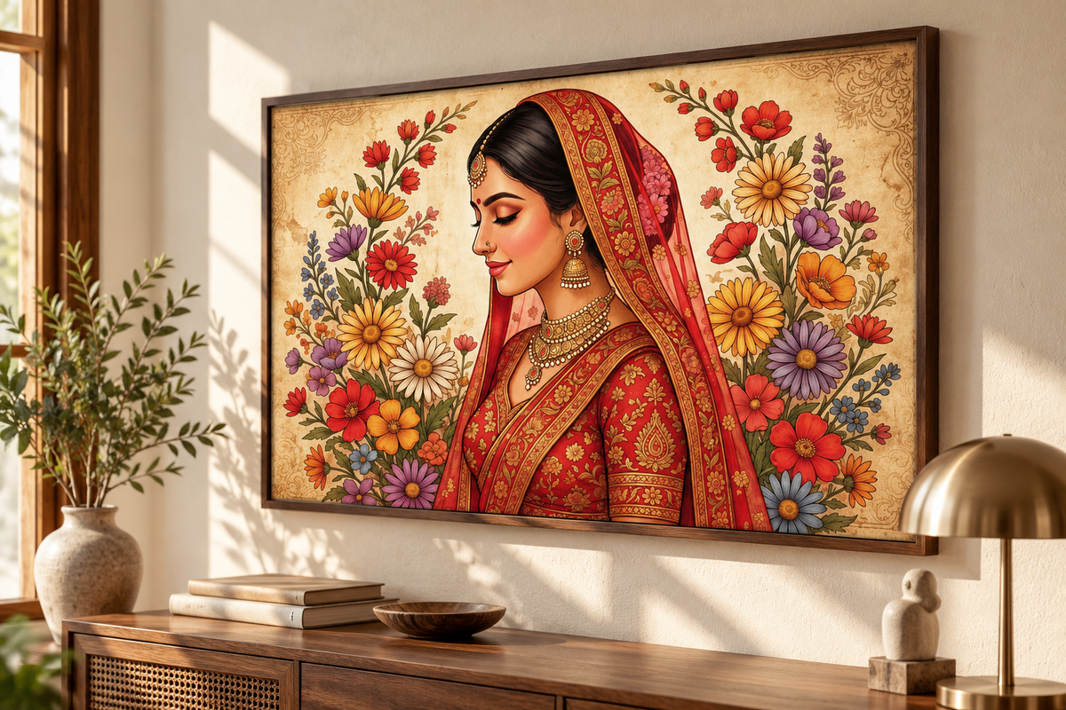 Regal Indian Wedding Portrait