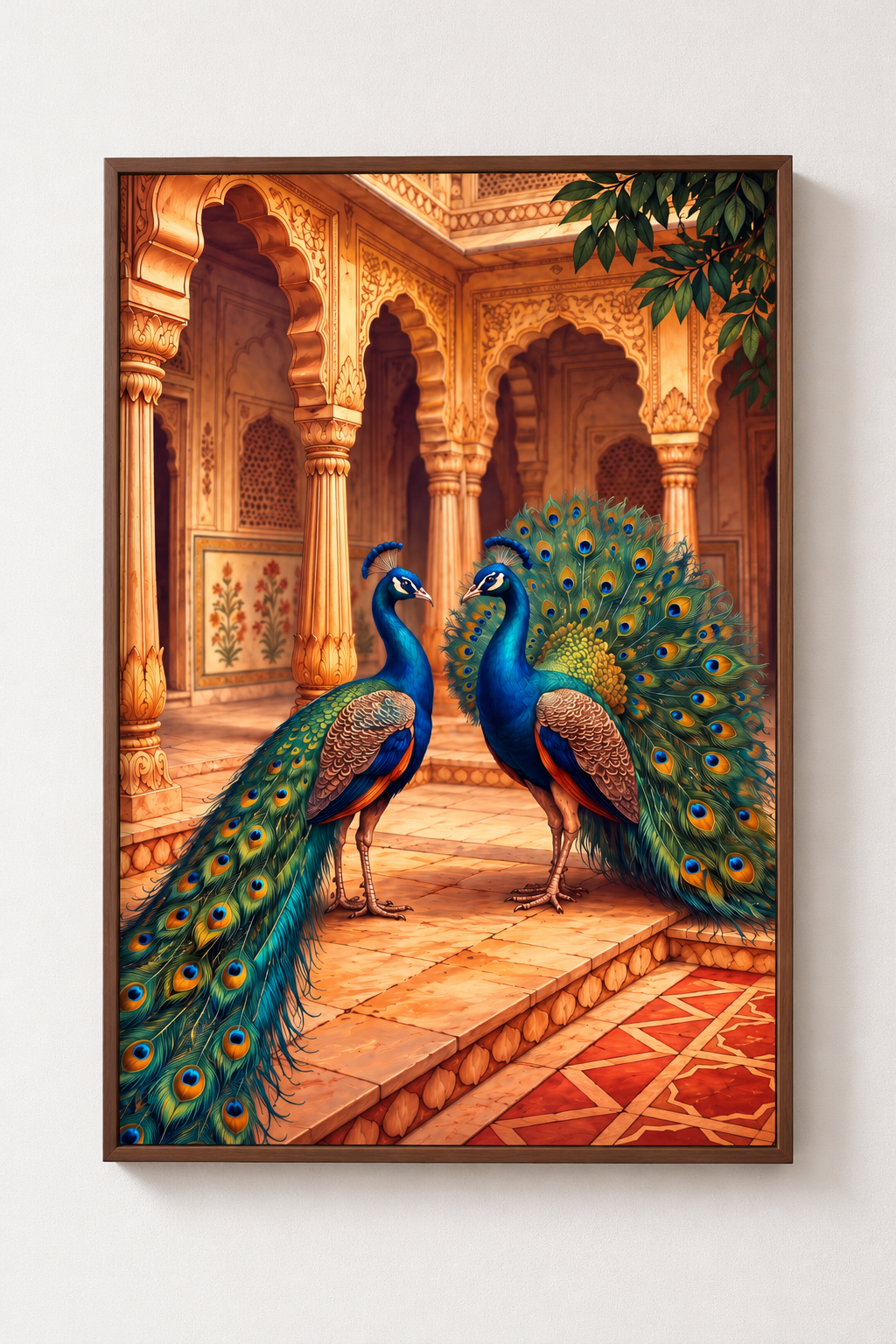 Royal Courtyard Peacocks